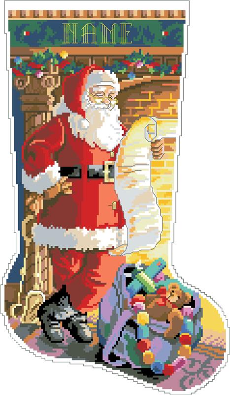 Checking His List Stocking